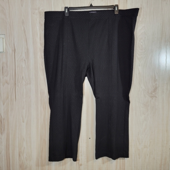 NYDJ Pull-On Black Patterned Legging Trousers Sz 28W - Picture 1 of 5
